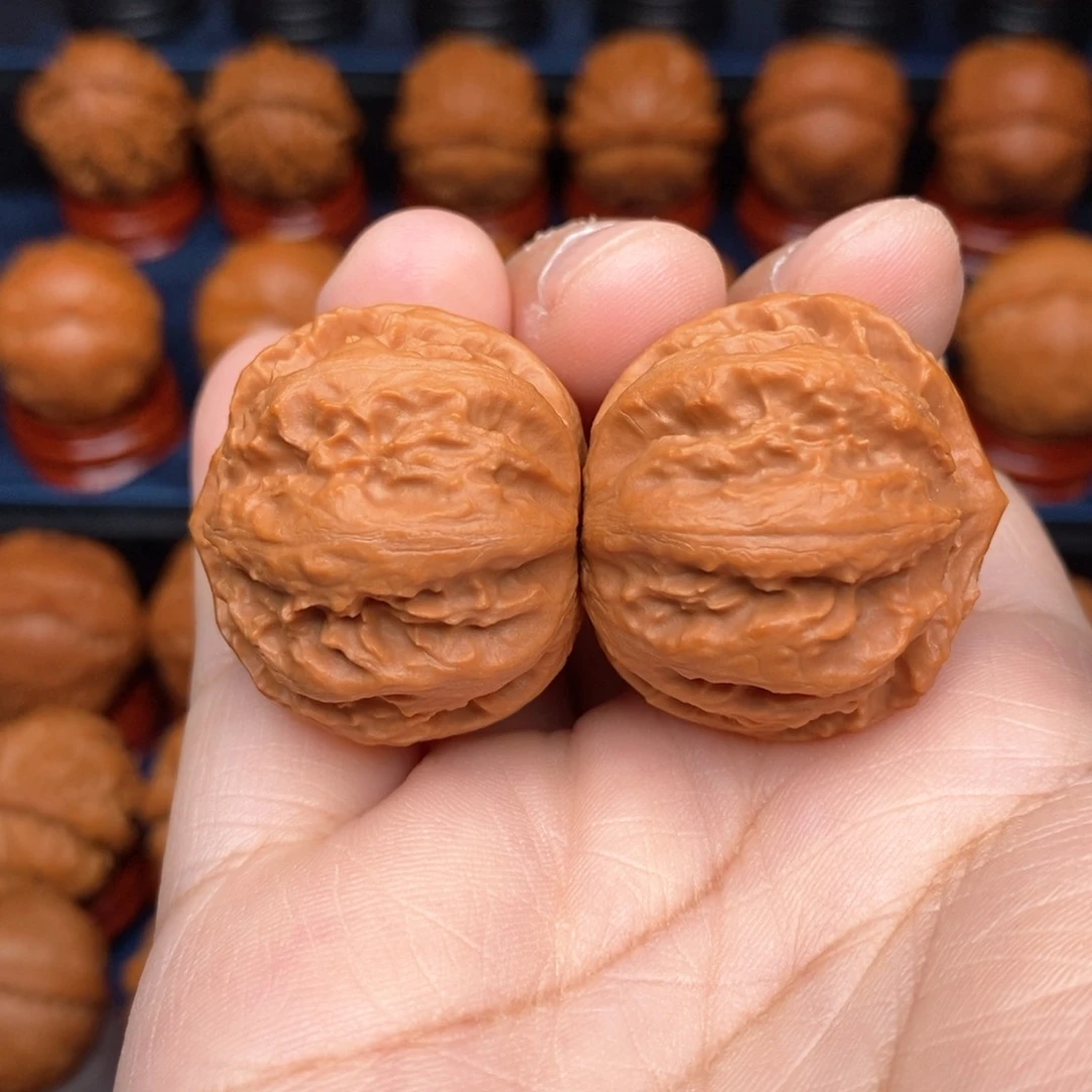 把件文玩核桃手捻京八棱