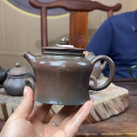 戬谷龙窑柴烧茶壶13