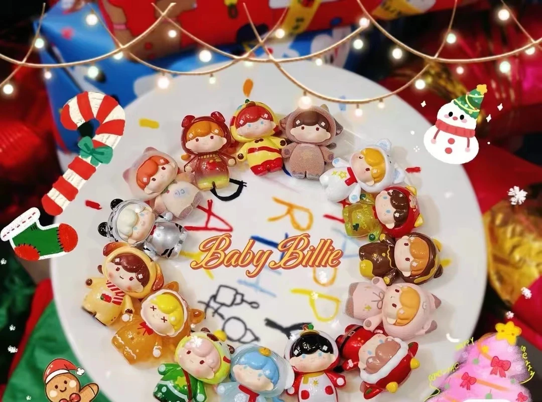 【拆盒】比莉暖冬礼遇萌粒潮玩手办摆件盲盒