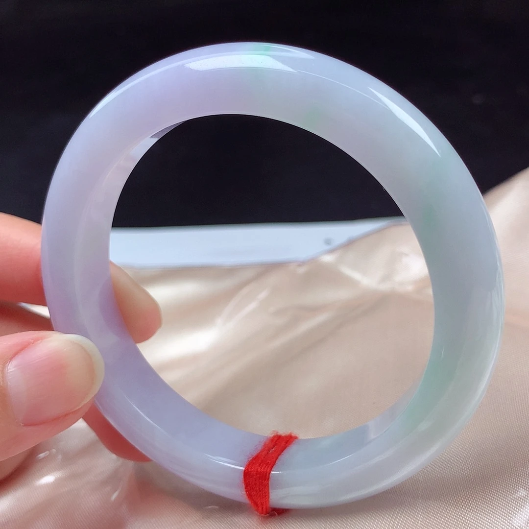 翡翠未镶嵌手镯57圈h9631