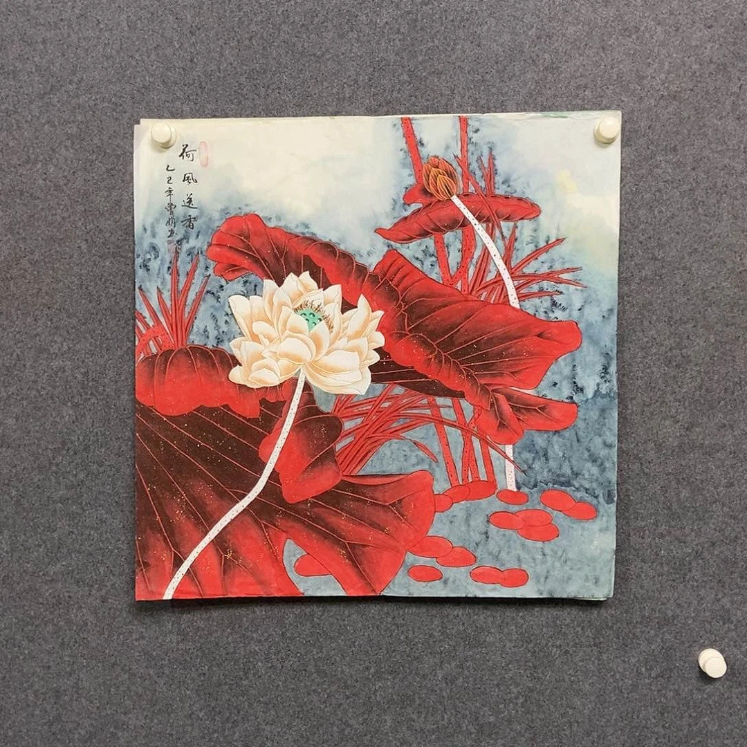 国画四尺斗方一幅