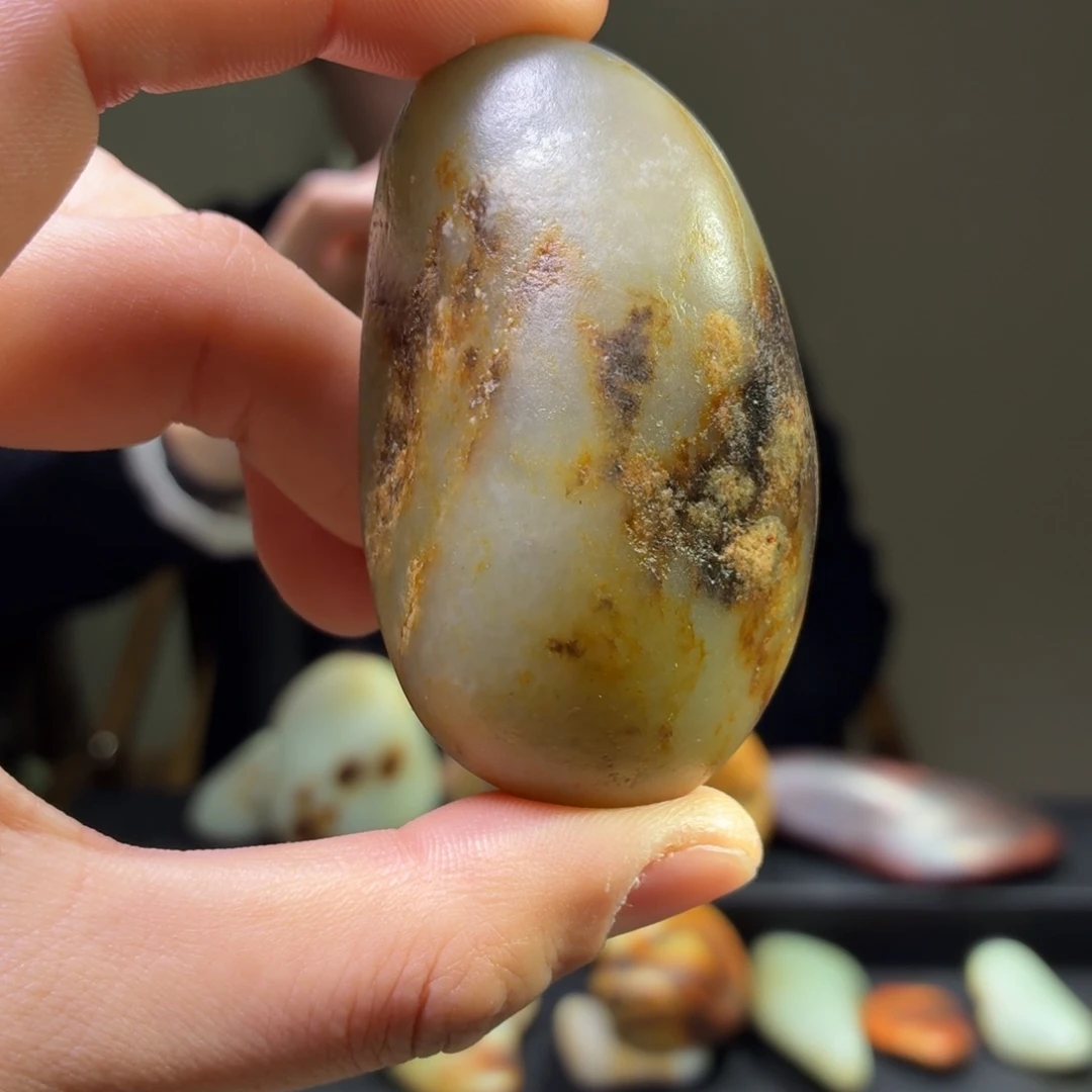 和田玉未镶嵌挂件111g