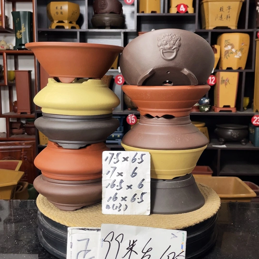 紫砂花盆婉秋紫砂