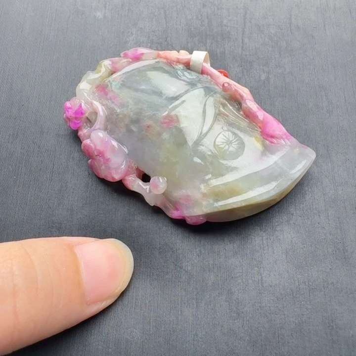 苏纪石（舒俱来）未镶嵌颈饰吊坠