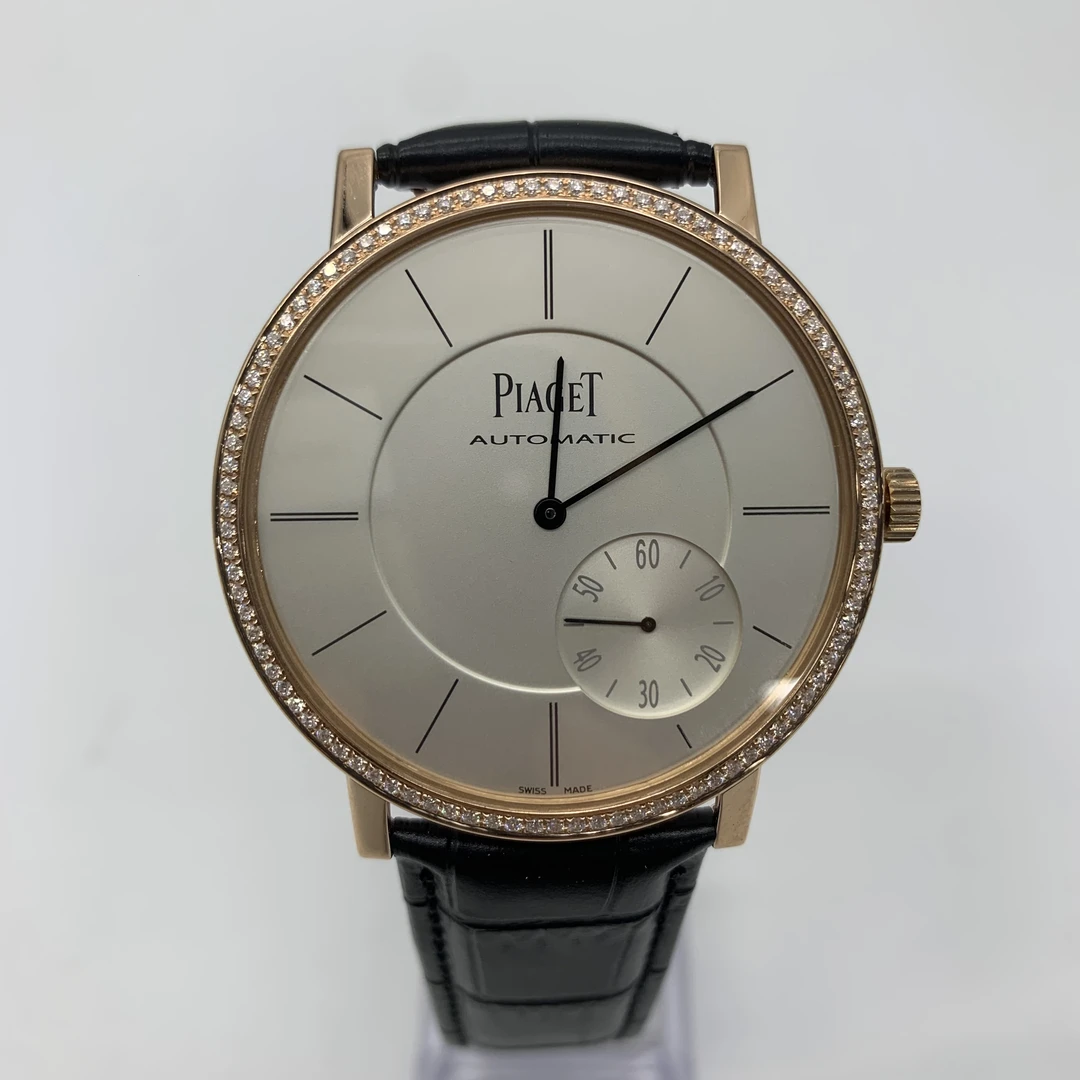 95新 Piaget/伯爵 男士系列 机械 后钻 18k玫瑰金 43MM
