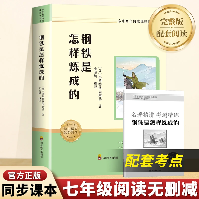 名家名作阅读课程化书系：钢铁是怎样炼成的（赠考点手册）