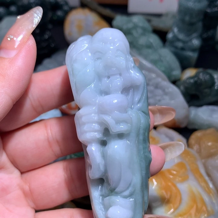 翡翠未镶嵌颈饰保真天然A货翡翠