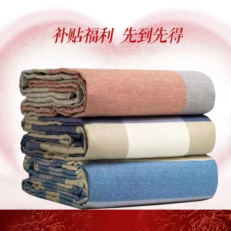 【安然专属】加厚棉老粗布床单单件棉双人床单