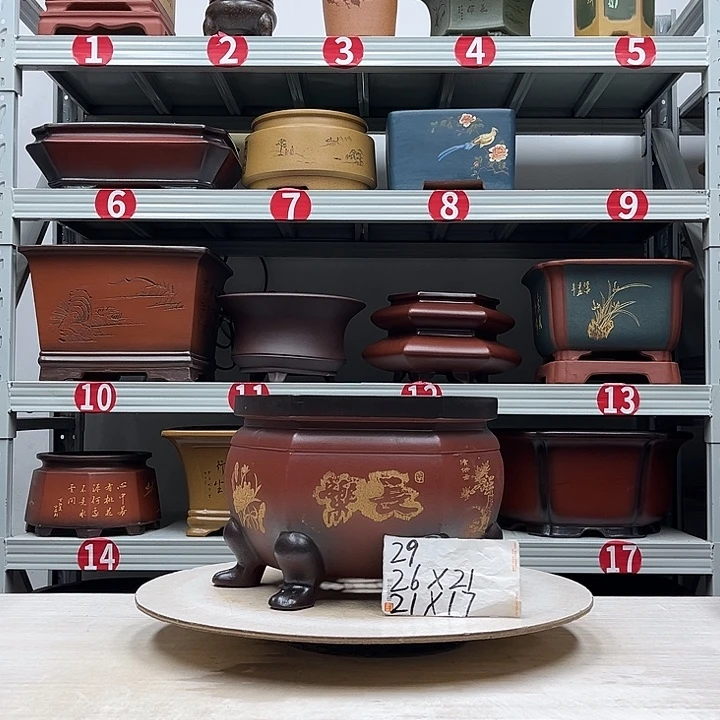 紫砂花盆紫砂花盆