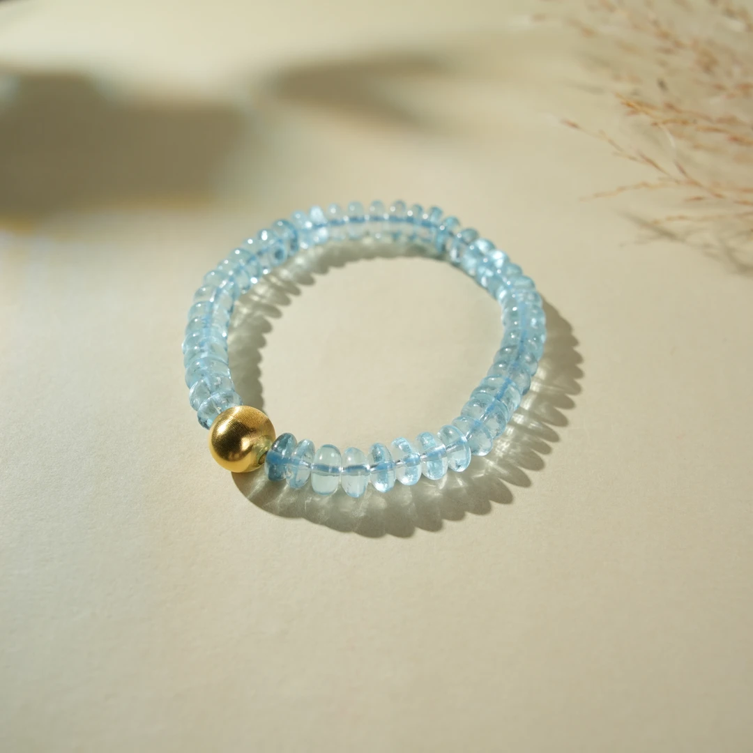 托帕石手串-18K金-卡7+mm-JL659-BK|BHL3