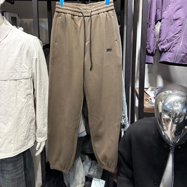 加绒加厚冬季长裤休闲百搭束脚6857