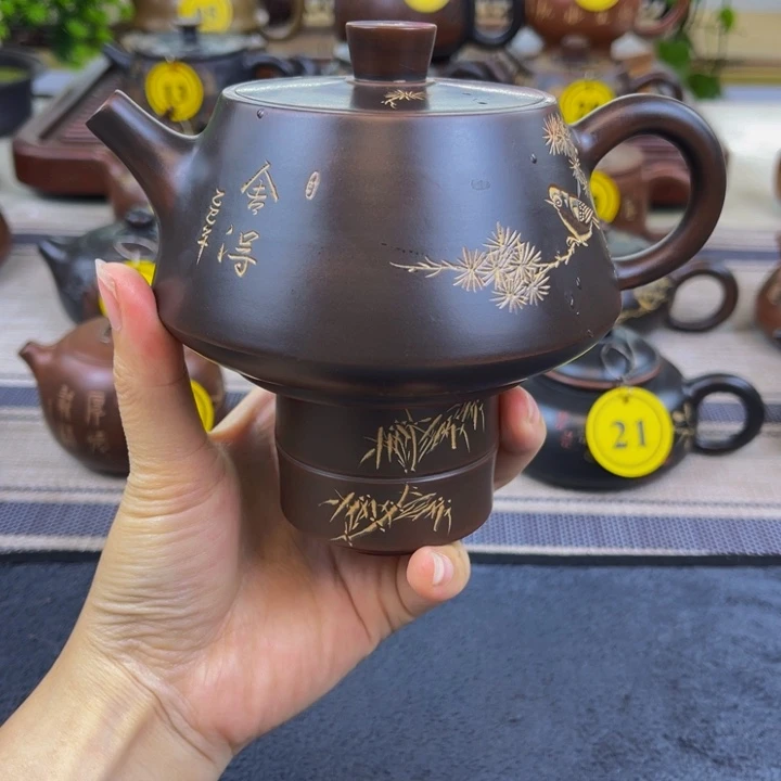 摆件H****6坭兴陶原矿坭料制作