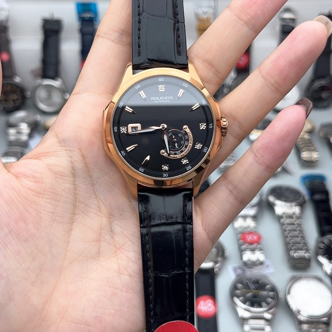 罗兰度睿智黑金皮