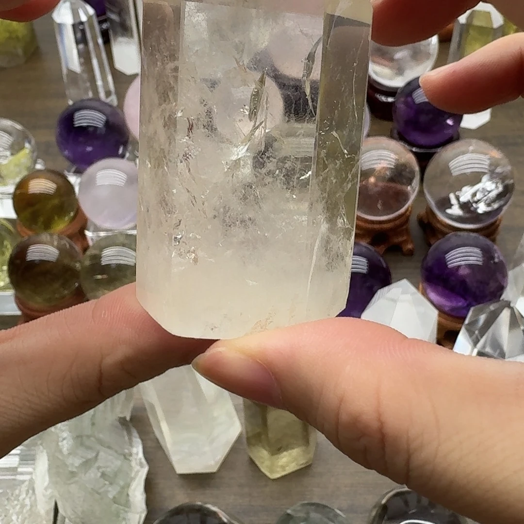 水晶未镶嵌珠宝半成品