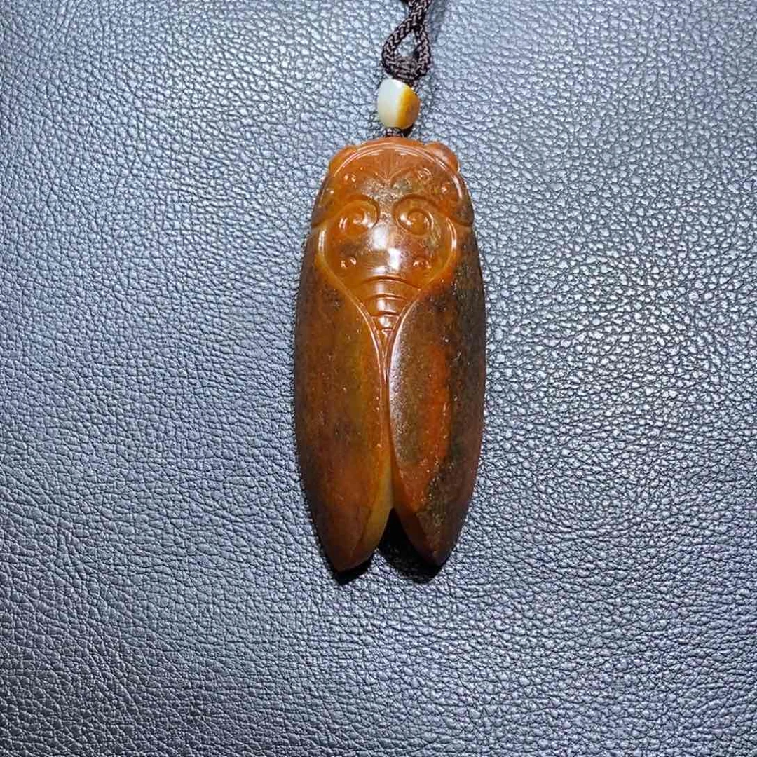 和田玉把件未镶嵌小*熊