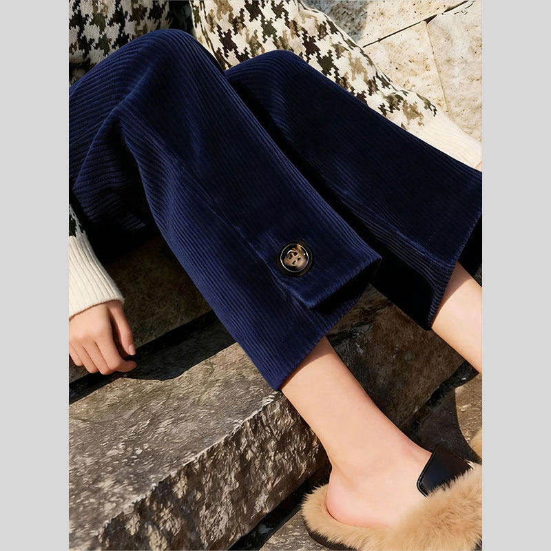 2025冬季新款今年流行爆款独特超好看超火休闲显瘦直筒宽松裤子女