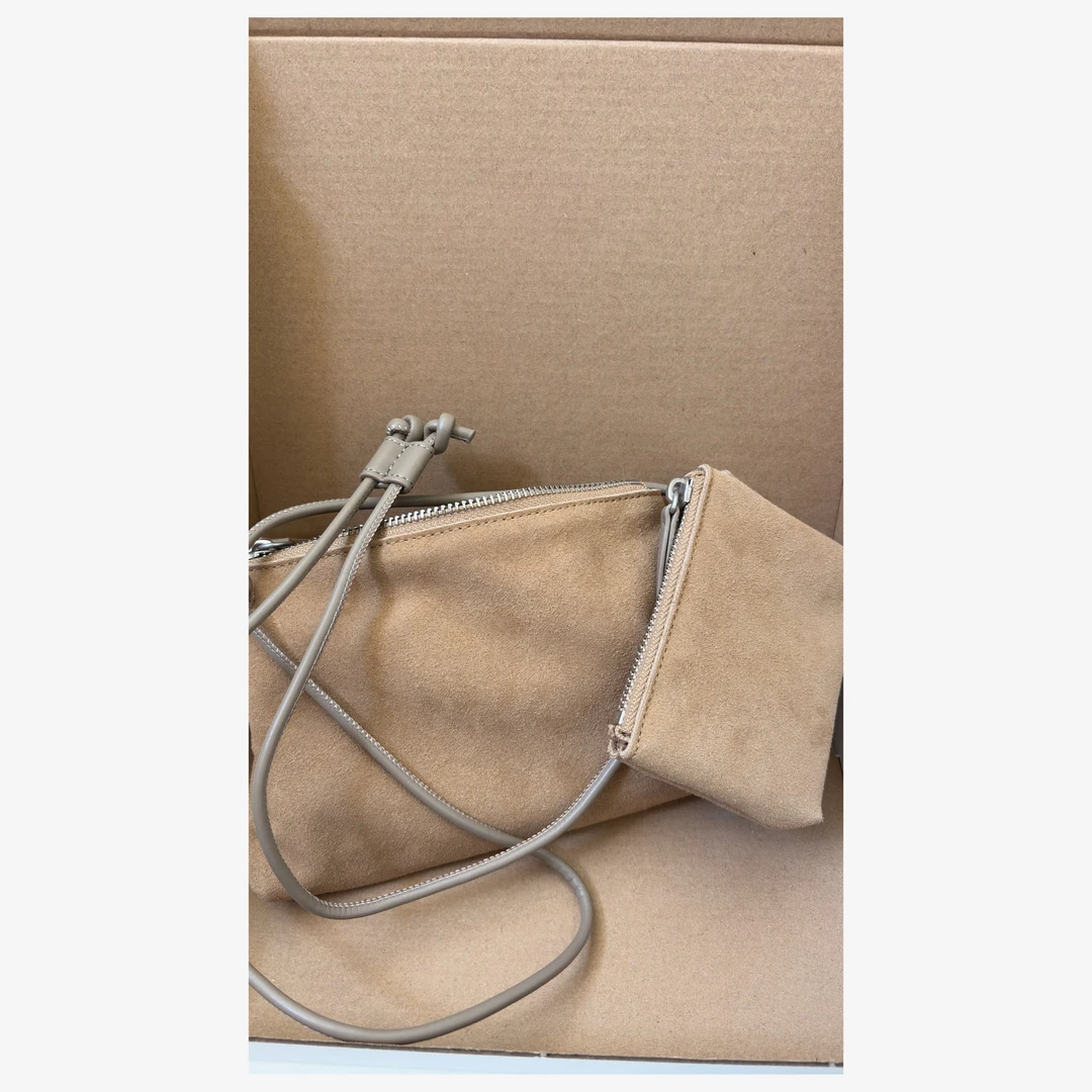 一大一小真皮单间包子母包