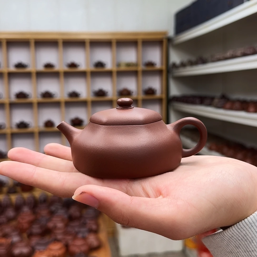茶壶紫砂六方静乐160cc