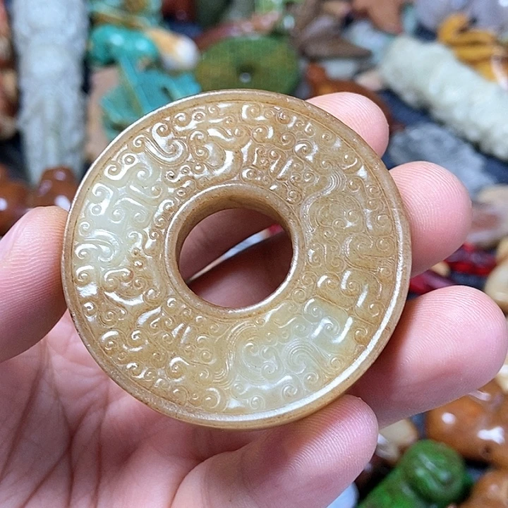 和田玉未镶嵌颈饰53