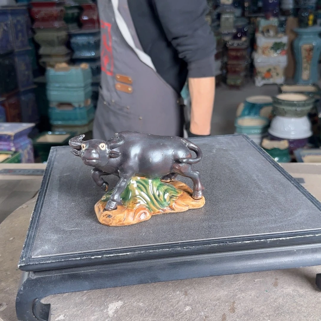 一风堂石湾花盆。微瑕