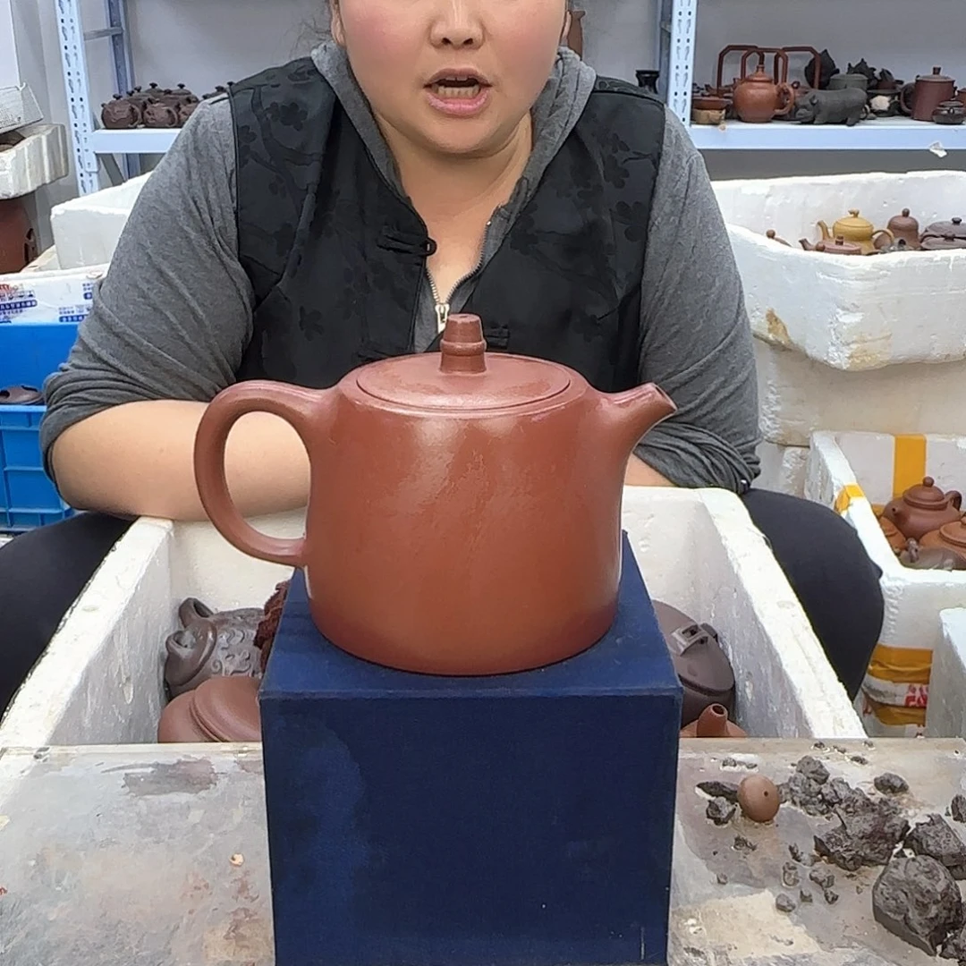 茶壶紫泥宜兴紫砂壶瑕疵处理