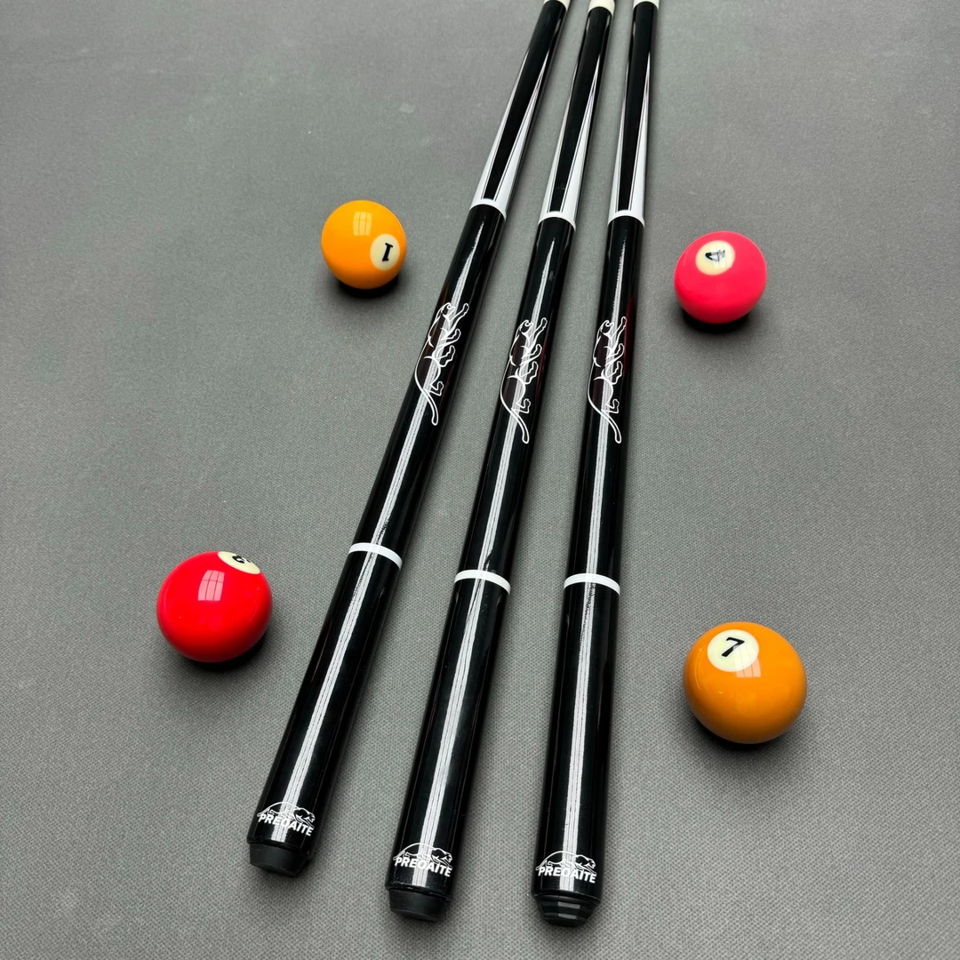 热卖黑科技台球杆黑色小头中头大头分体便携黑八九球杆特价杆