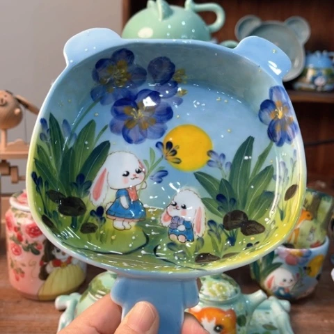 炉景德镇釉下手绘陶瓷