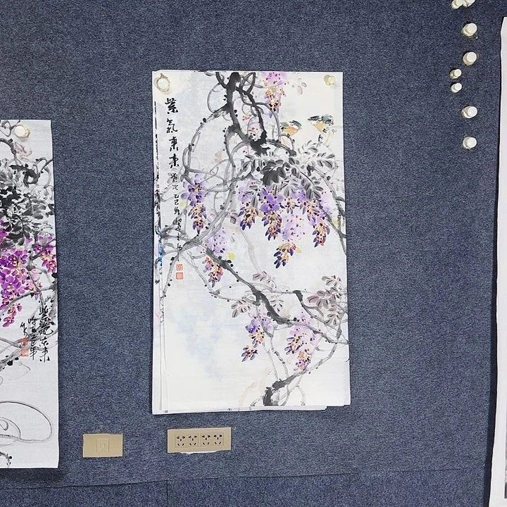 国画国画花鸟画作品