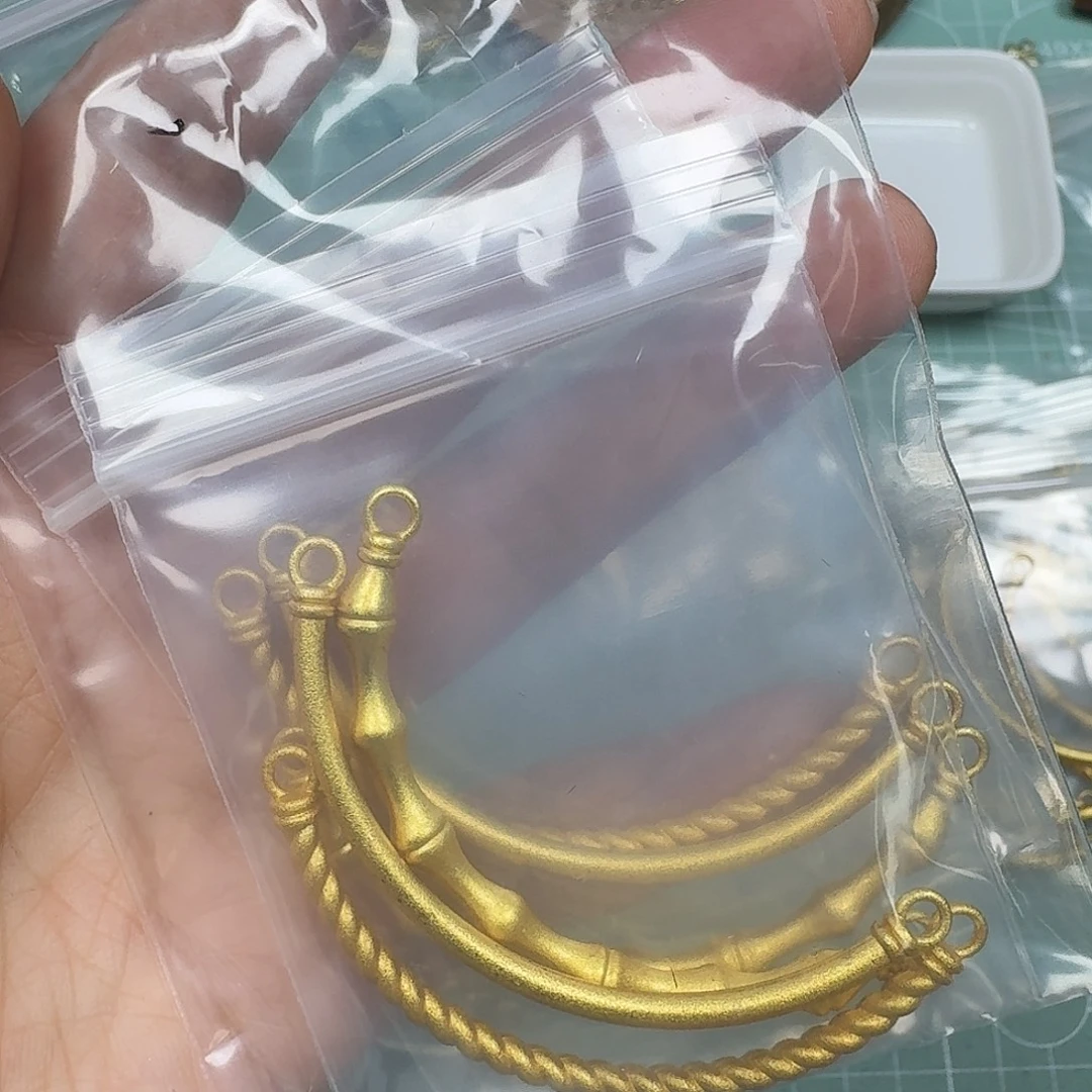 ～***）钛钢合金金色半环