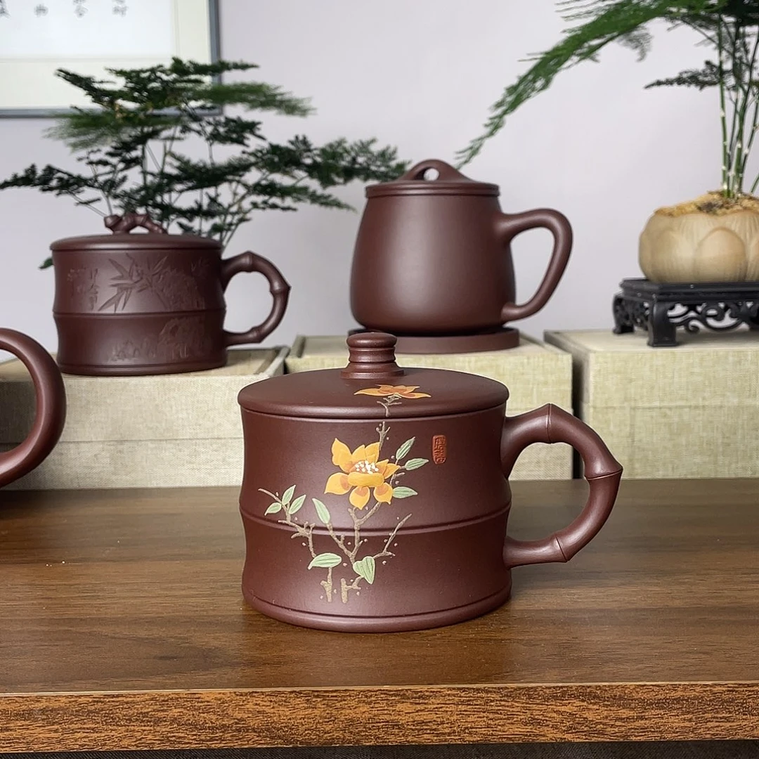 茶杯紫砂山茶花280cc