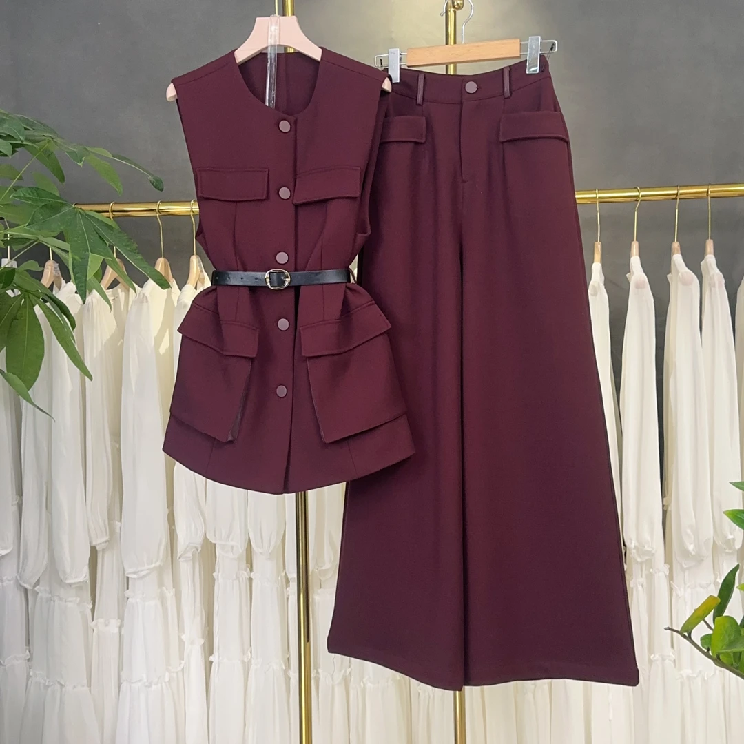 【RG2699】2025年新款时尚气质百搭减龄显瘦套装