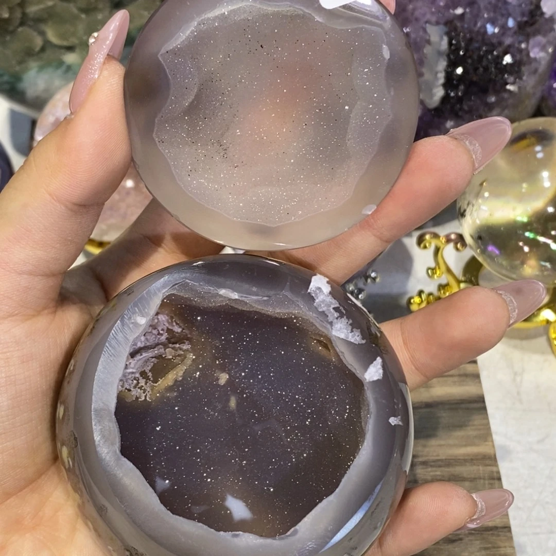 大型摆件（非配饰）紫晶未镶嵌聚宝盆