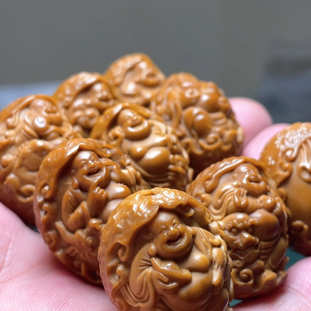橄榄核手串/手链鲍鱼弥勒