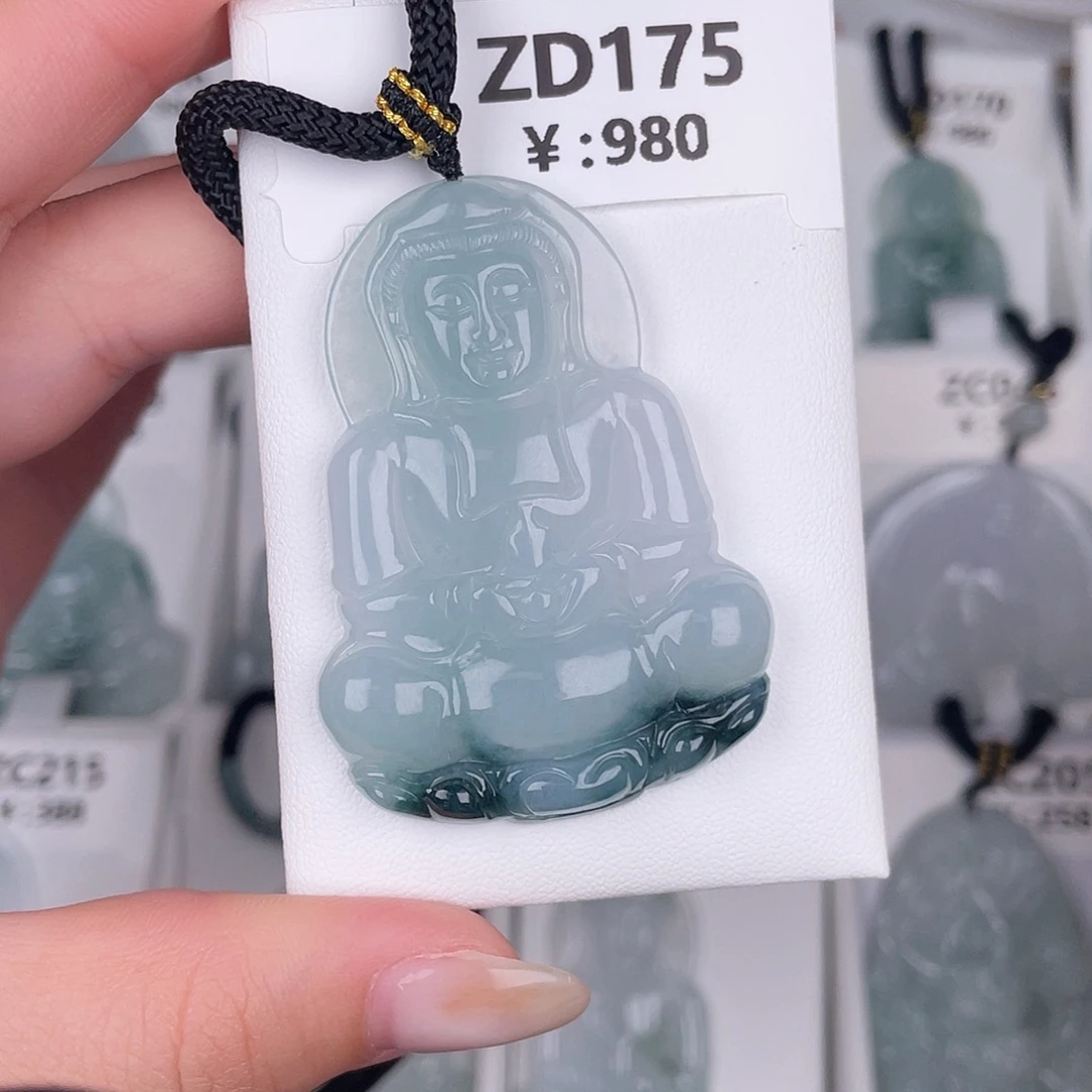 翡翠未镶嵌颈饰zd175