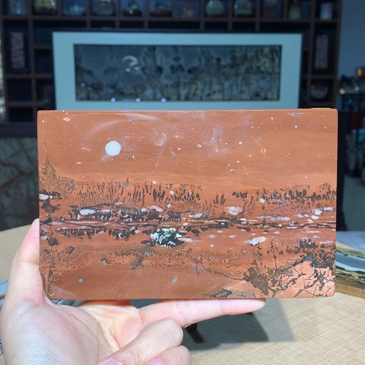 l***n广西国画石摆件，观赏收藏