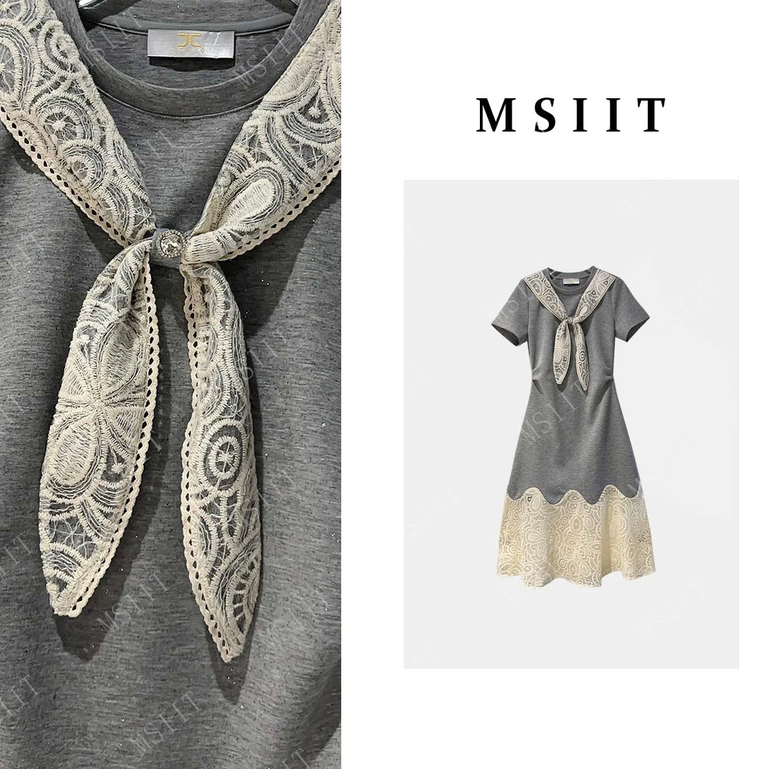 DY-夏日轻奢简约舒适感设计重工显瘦气质连衣裙女JC-A3832