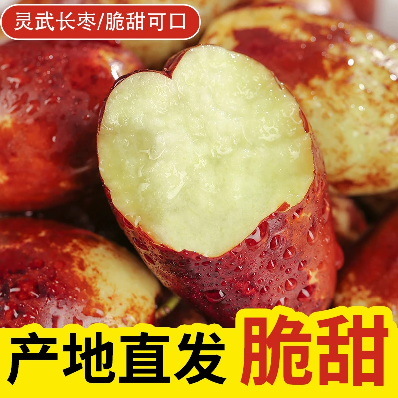 【顺丰包邮】2025年宁夏灵武长枣脆甜可口大红枣皮薄肉厚过节送礼盒
