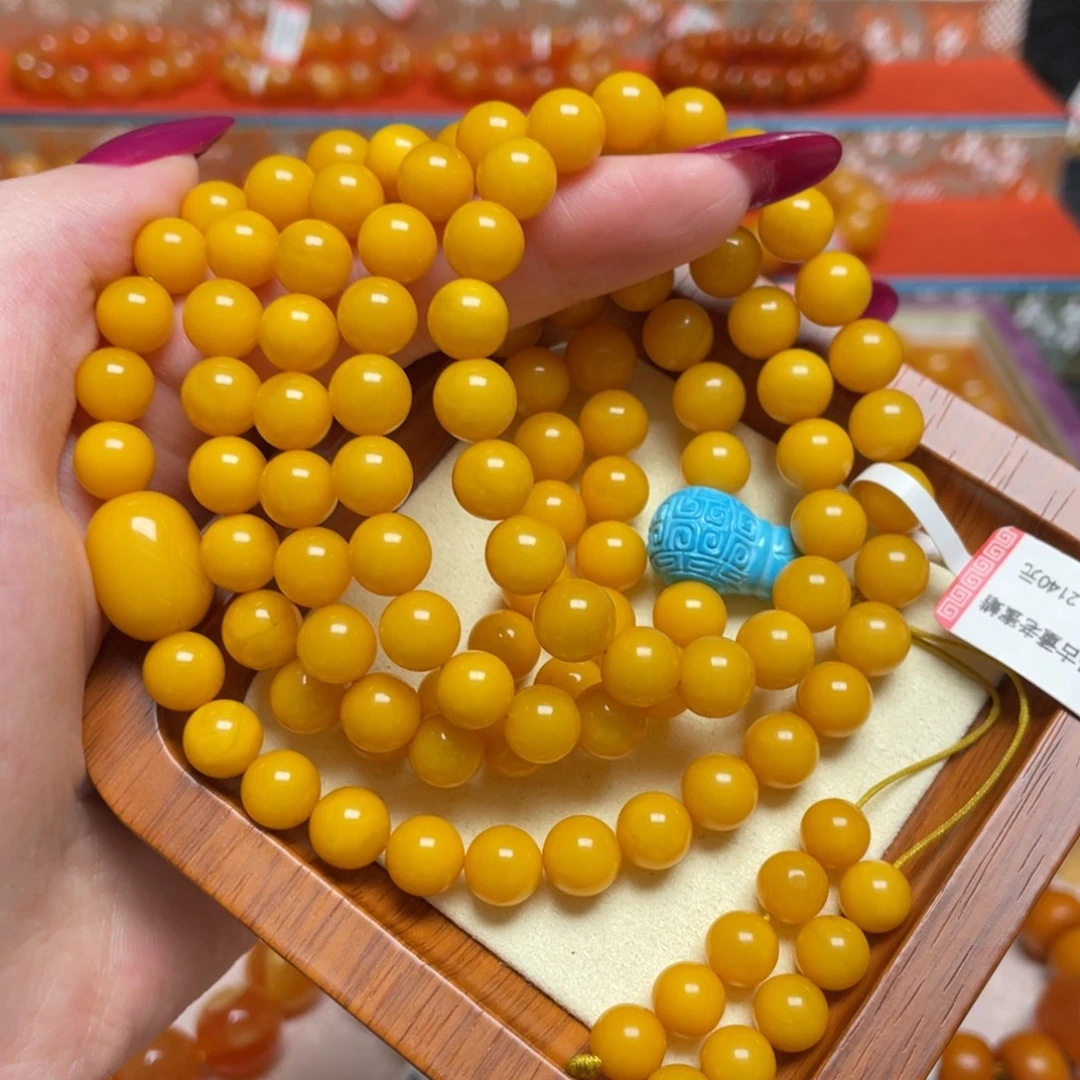 手链蜜蜡未镶嵌手串