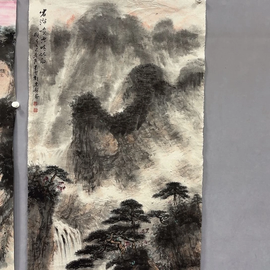 国画亲笔手绘放心去藏