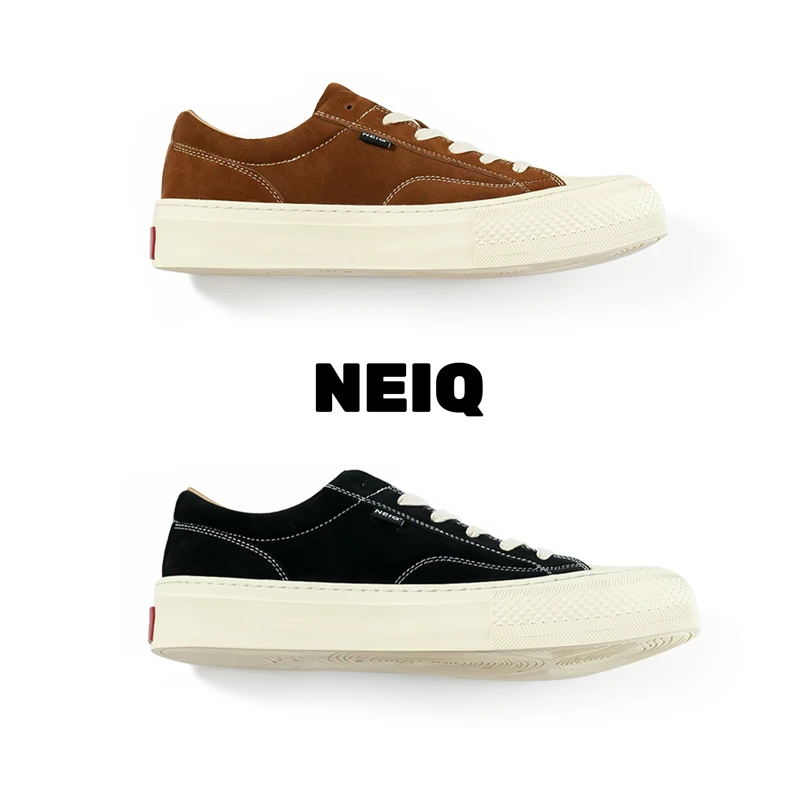 NEIQ(EASE)NQX001一代双子星牛剖皮绒面增高舒适板鞋低帮经典百搭