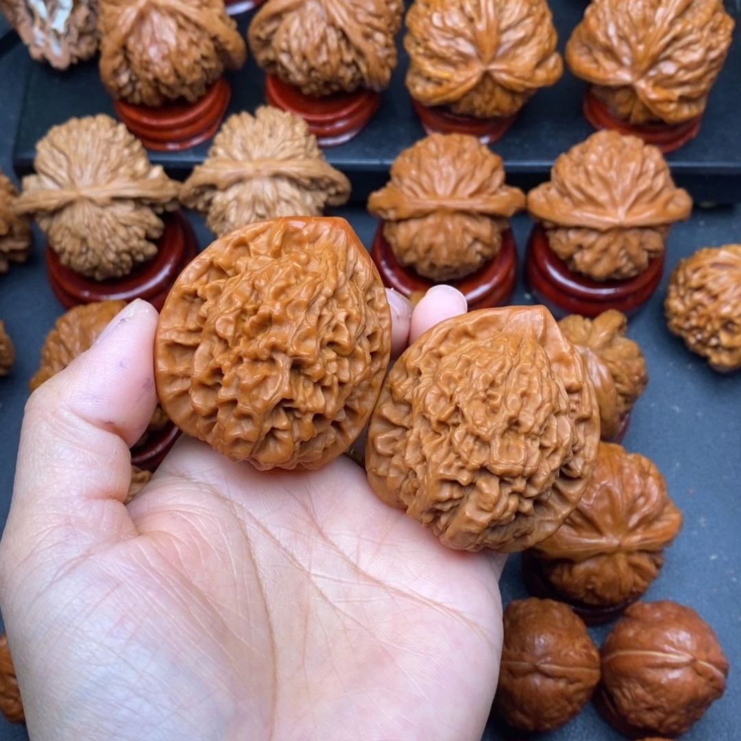 把件文玩核桃43官帽