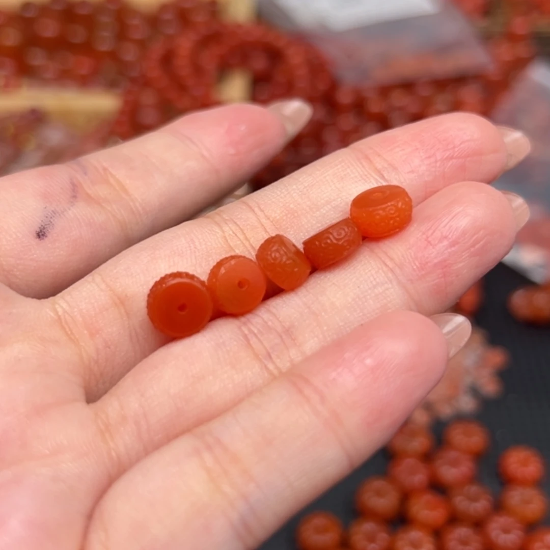 紫***雨南红玛瑙未镶嵌吊坠(不含链)