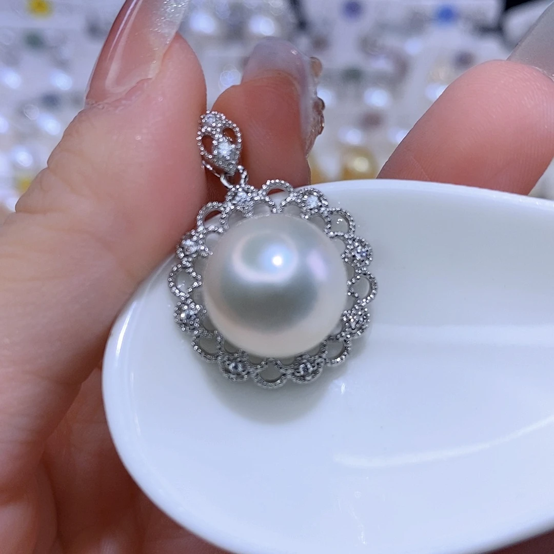 颈饰合金淡水珍珠