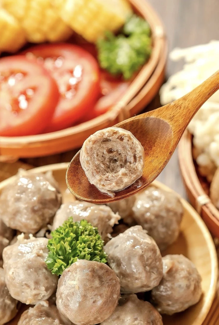 正宗潮汕手打牛肉丸牛筋丸