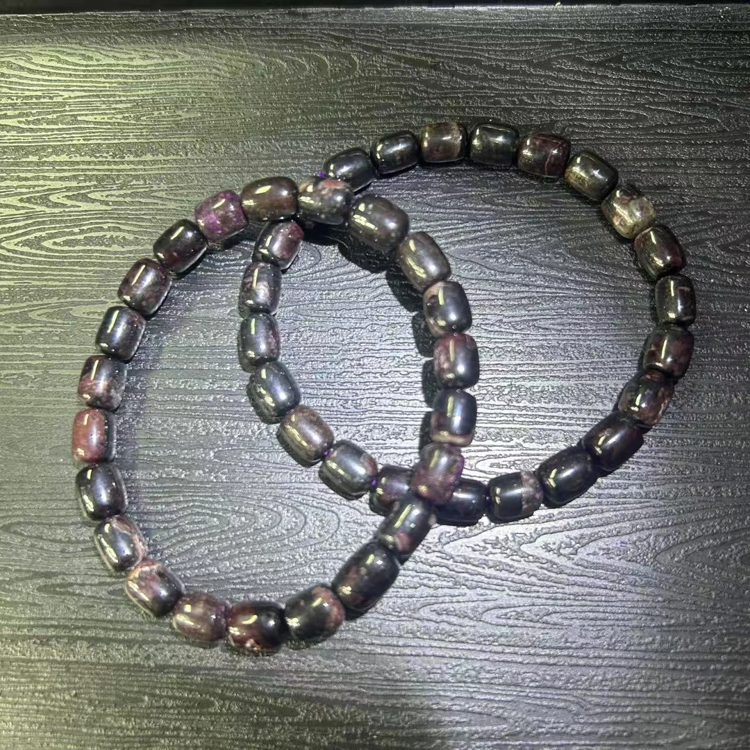 老四一店精选 老油紫桶珠手串 多样性发其一