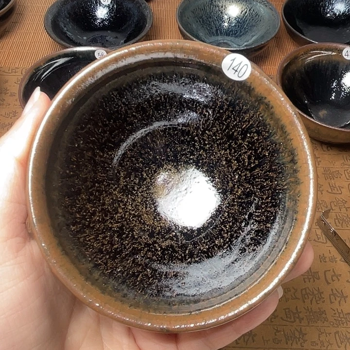 茶盏建盏龙窑柴烧140