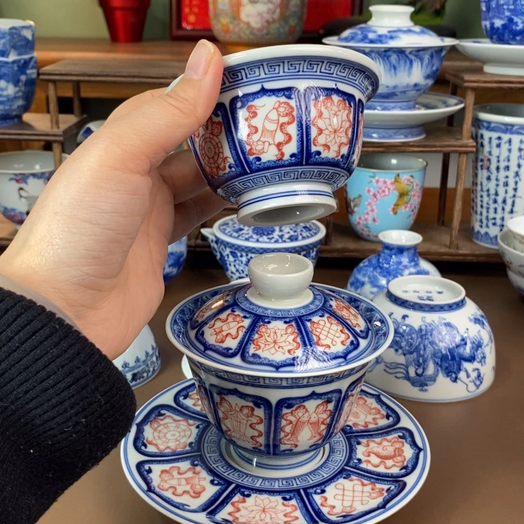 朝**舞景德镇陶瓷手工手绘