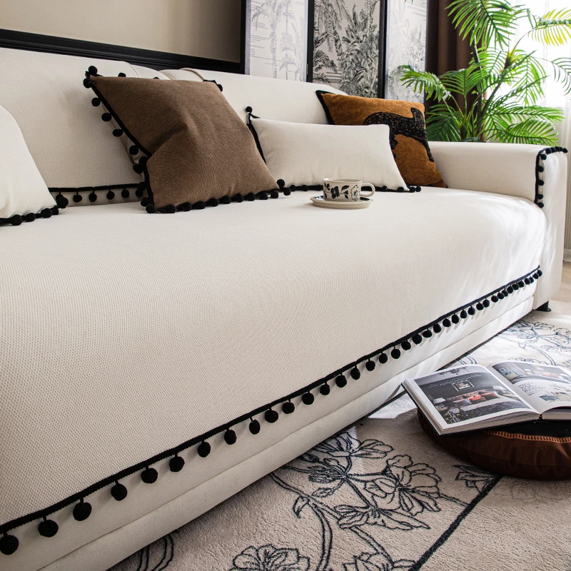 趣爸法式沙发垫四季通用2025新款皮沙发套罩防滑沙发盖布巾坐垫子