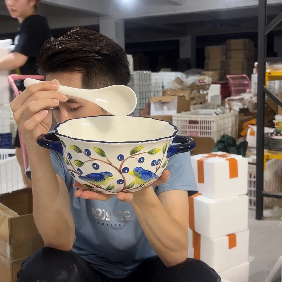 瓷微瑕陶瓷餐具釉下彩