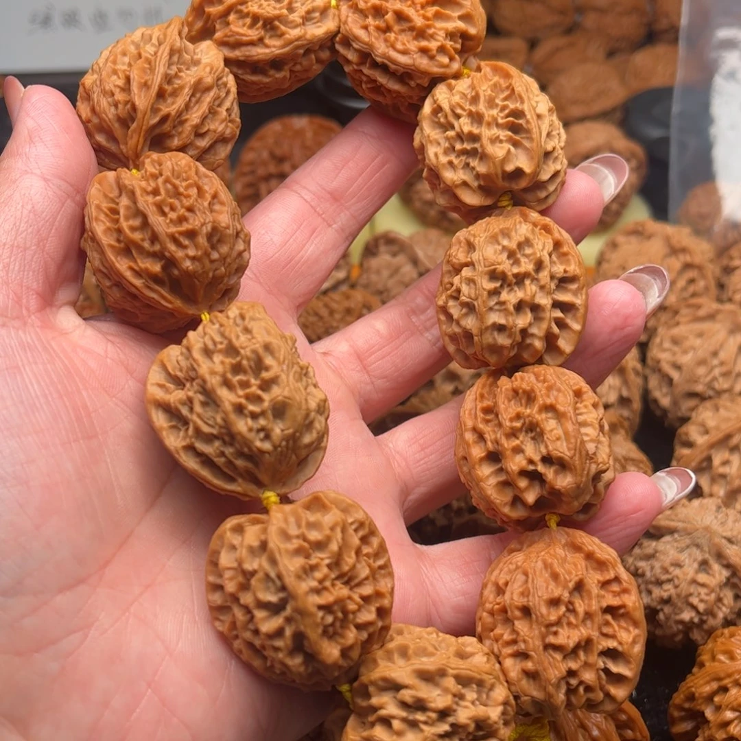 核桃把件苹果园手持